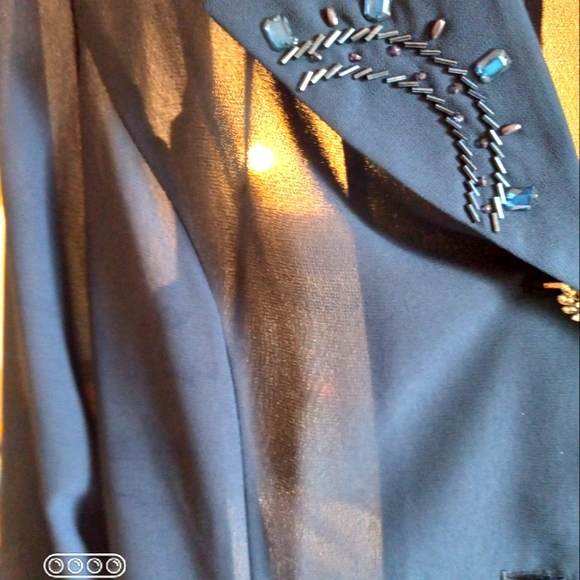 Tally Taylor Navy Blue Two-Piece Suit - Picture 14 of 16